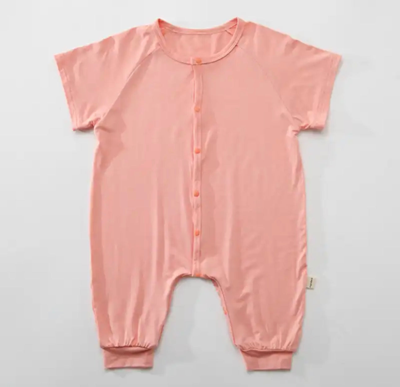 Oversized Pink bamboo romper