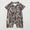 Brown/black camo romper