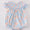 Blue bloom smocked bubble