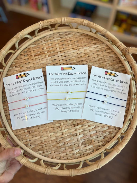 First day of school bracelets