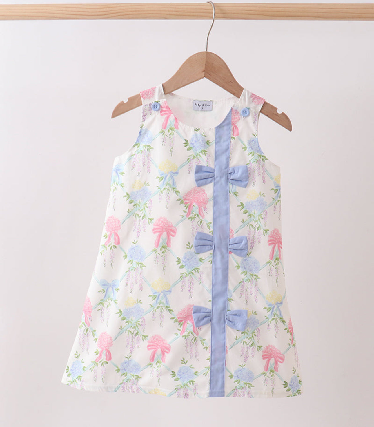 Hydrangea bow dress