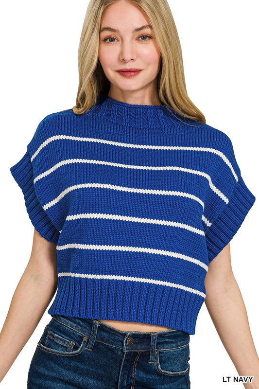 Blue stripe sweater