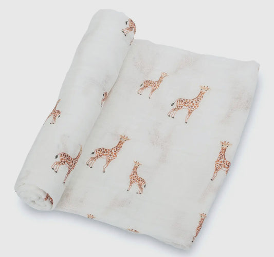 Giraffe swaddle blanket