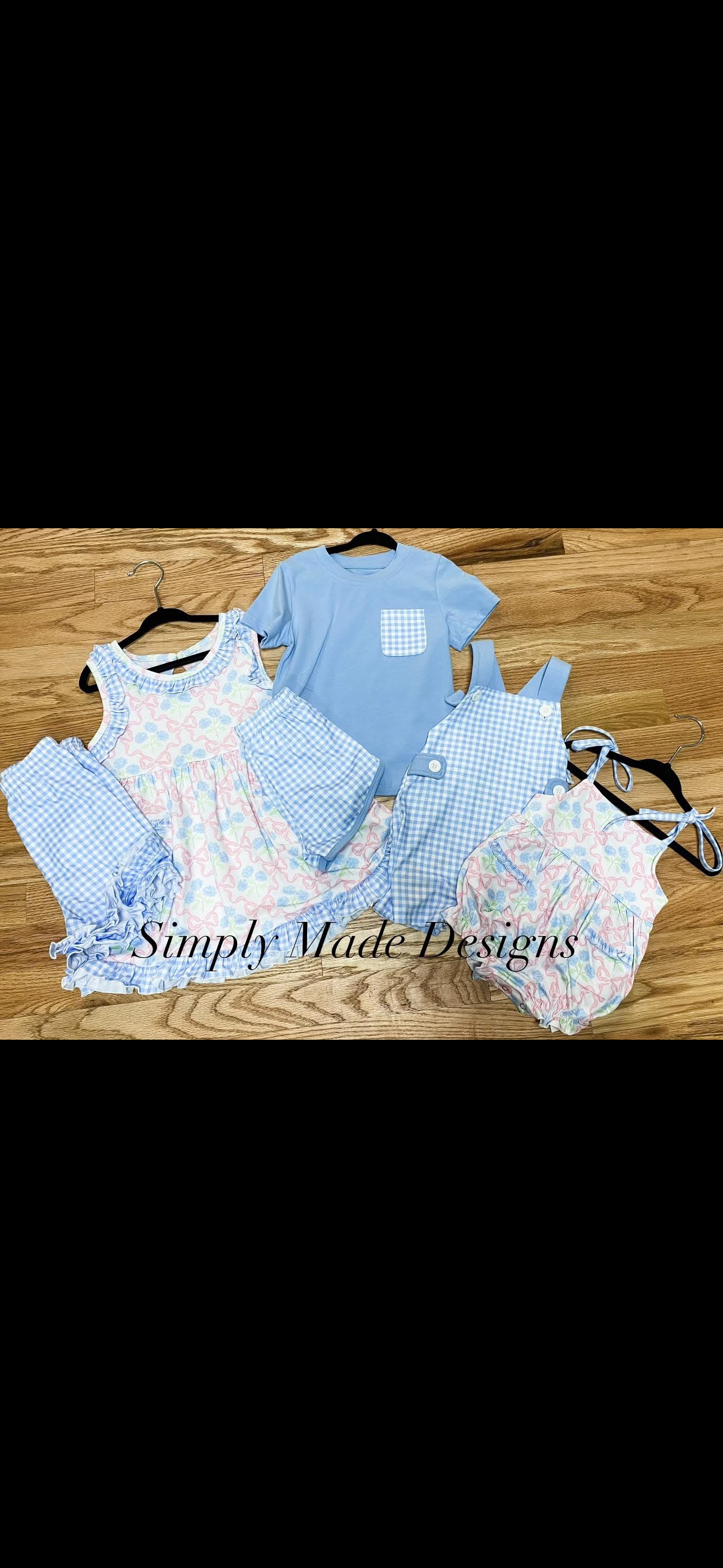 Hydrangea short set