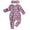 Bow ruffle baby sleeper