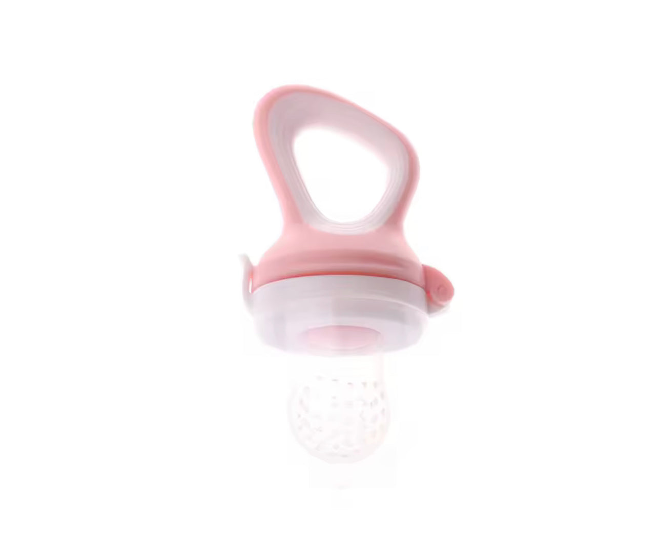 Silicone baby first foods feeder with top