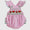 Pink watermelon smocked bubble