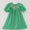 Green smocked Santa dress