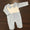 Footie with bib detail - embroider me