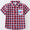 Patriotic flag button down boys shirt