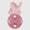 Sweetie soother pink bow pacifier set