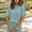 Blue ribbed short set