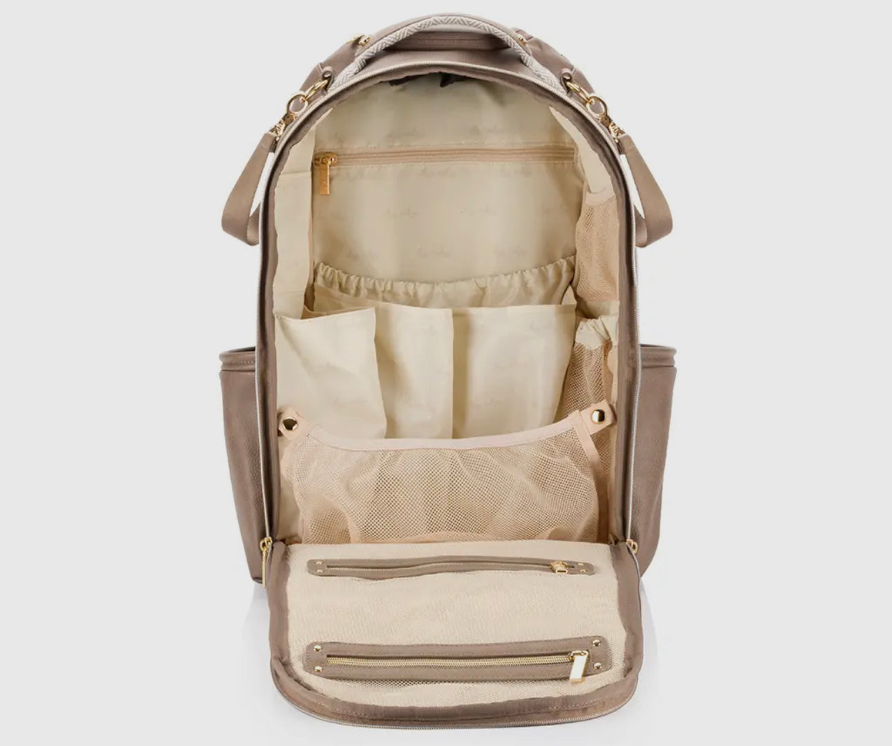 Itzy ritzy vanilla latte boss plus backpack diaper bag