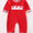Red Santa romper