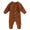 Brown knit sweater romper