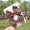 Christmas plaid alligator bow set