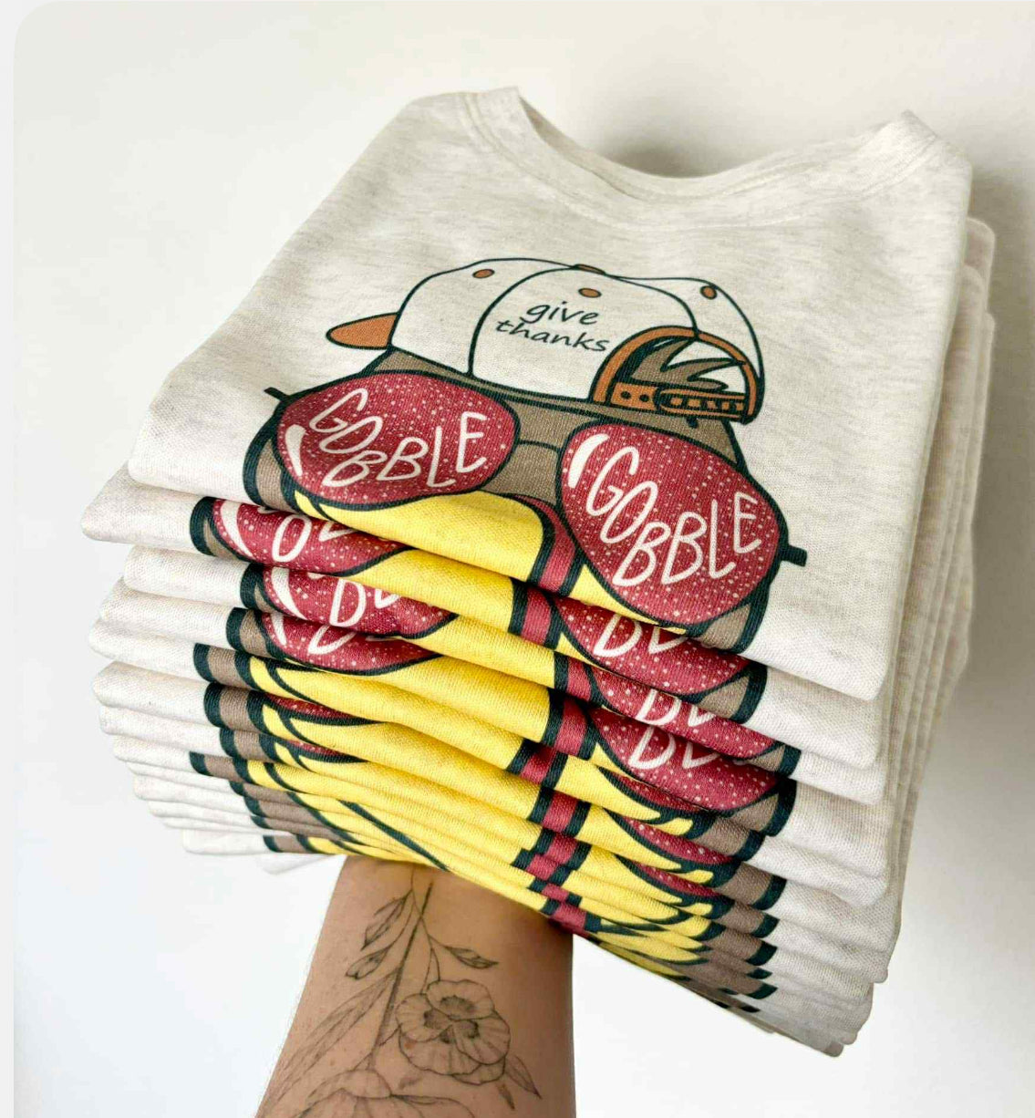 Gobble gobble turkey tee