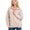 Acid wash quarter zip- ash mocha