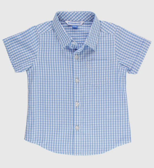 Ruggged butts cornflower blue gingham button down