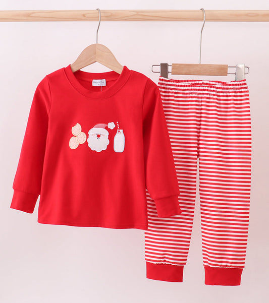 Santa milk & cookies boys set