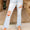 Light wash distressed jeans