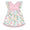 Spring floral romper- monogram for $5