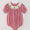 Red smocked Christmas tree bubble