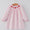 Pink heart bow smocked dress