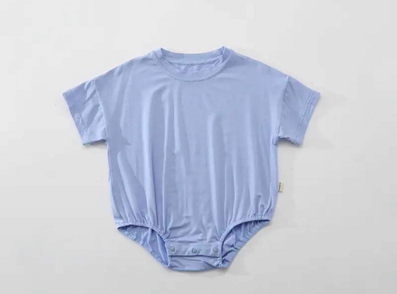 Bamboo T-shirt bubble - blue