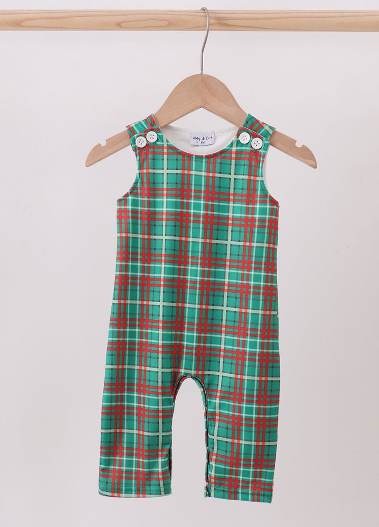 Christmas plaid long all