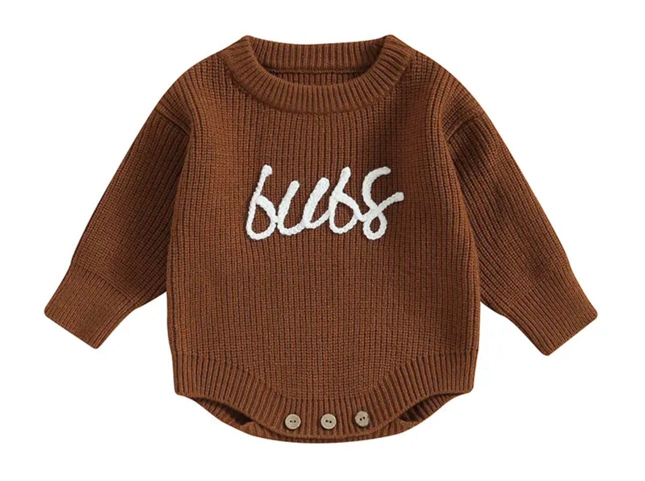 Bubs/sis sweater romper