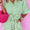 Striped Green Romper
