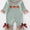 French knot girls cow romper