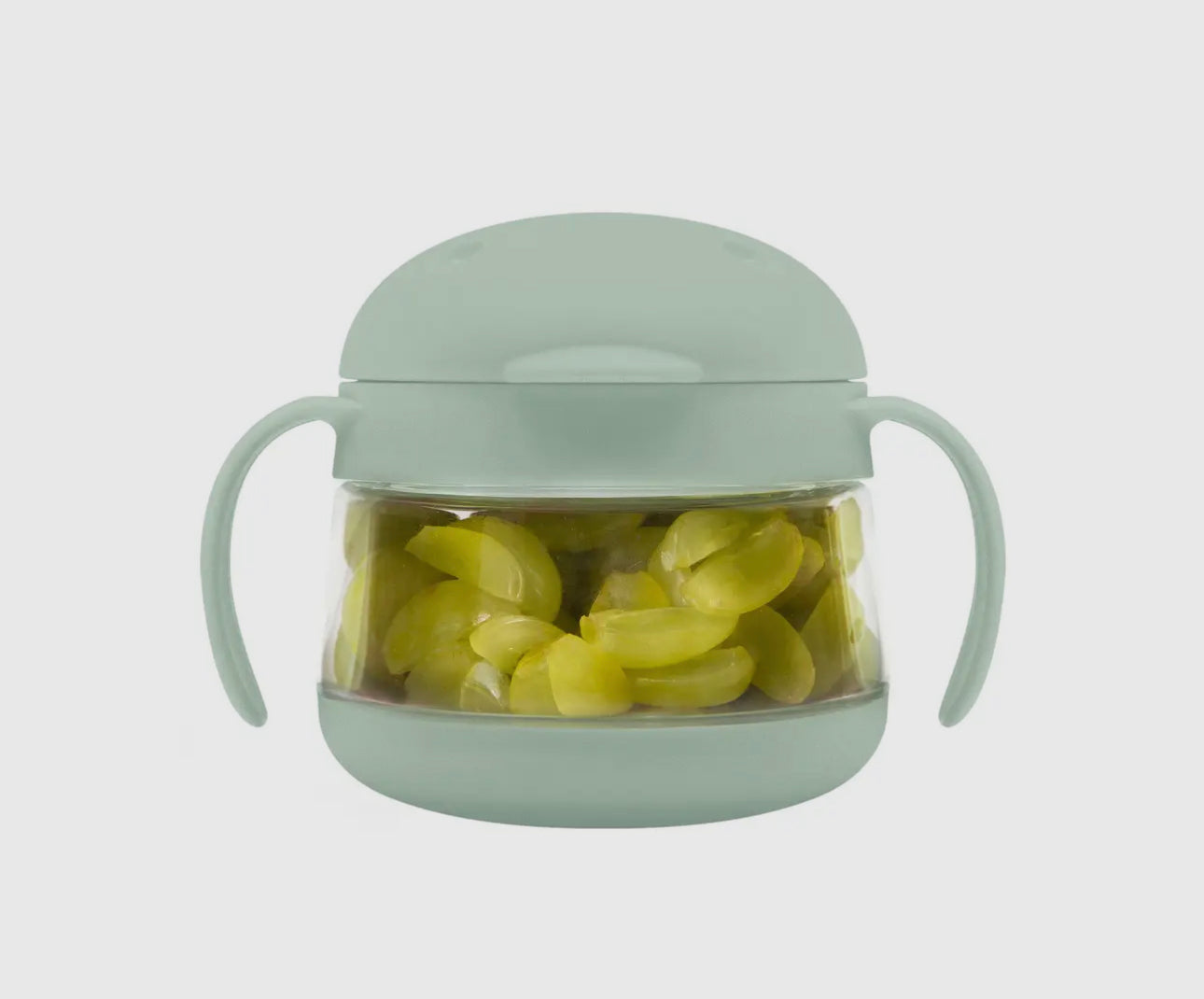 Ubbi snack container with lid - Sage