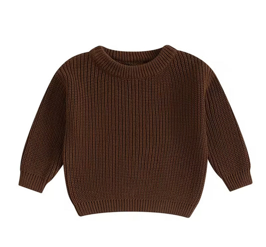 Chunky brown sweater
