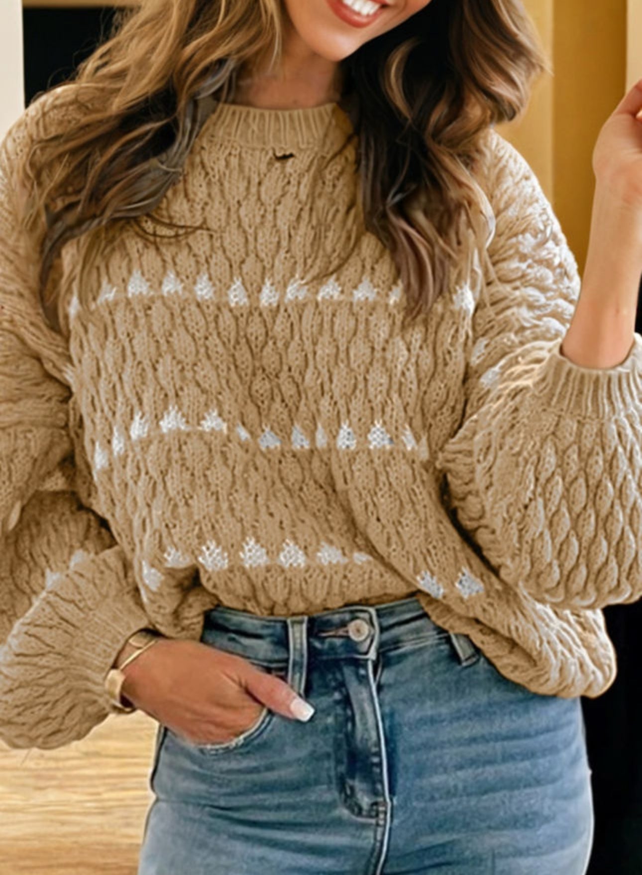 Khaki sweater