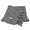 Grey ruffle blanket