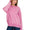 Acid wash oversized pullover - mauve