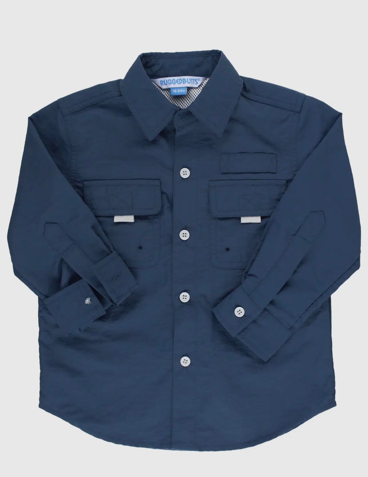 Ruggedbutts navy sun protective button down