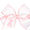Hippity hop moon stitch embroidered bow