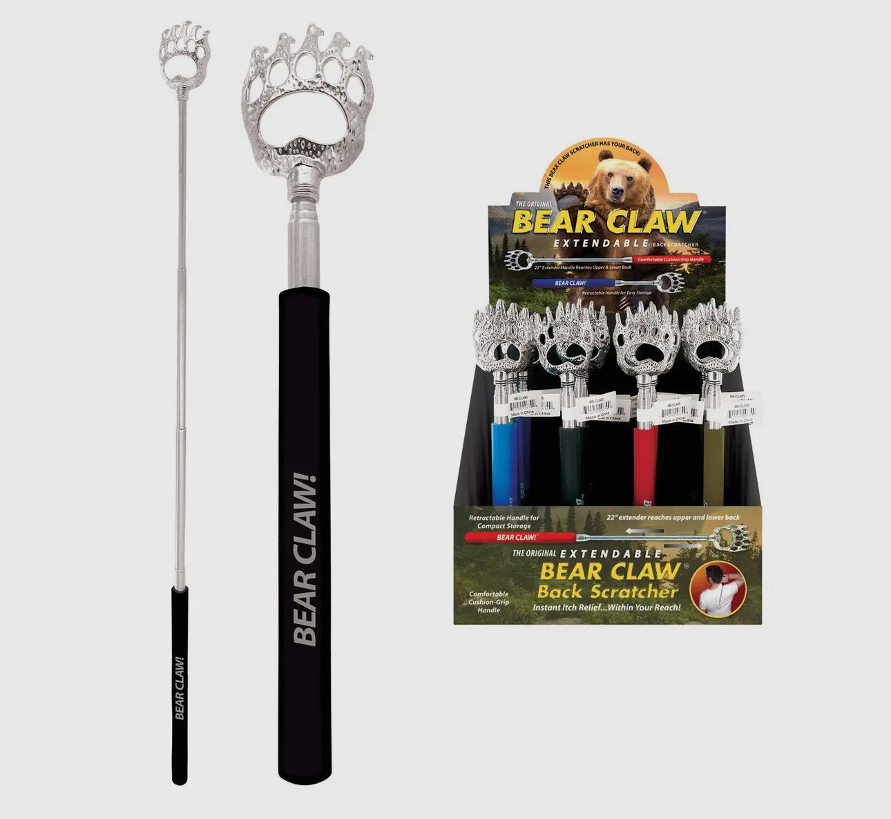 The claw- extender back scratcher