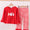 Santa milk & cookies girls set