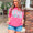 Pink star mama tee