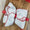 White with red moon-stitch bow headband