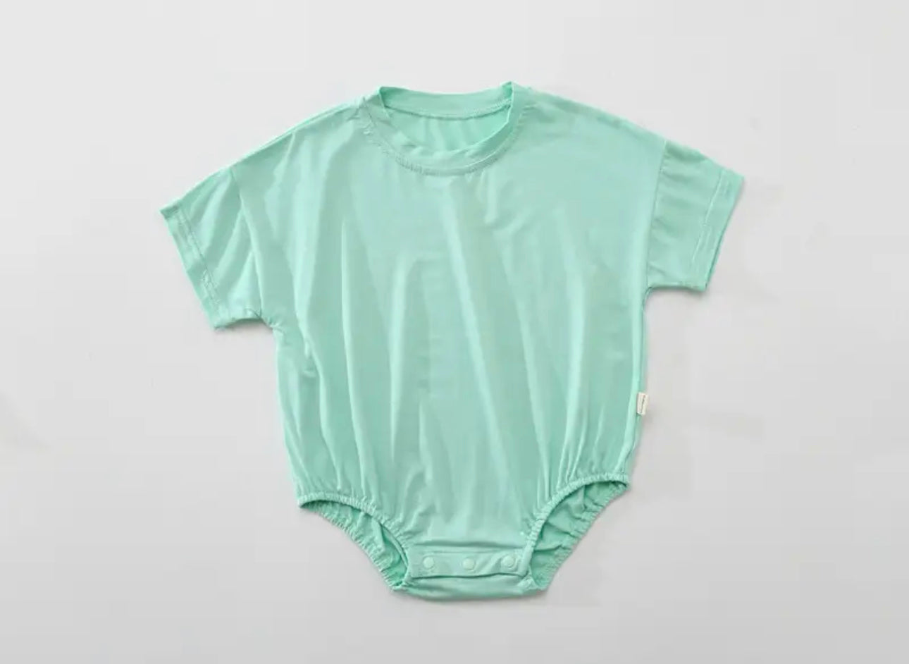 Bamboo T-shirt bubble - green