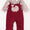 Maroon turkey romper