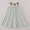 Green seashell girls dress