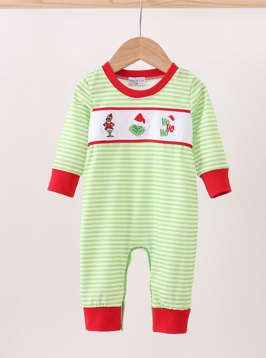 Green man romper