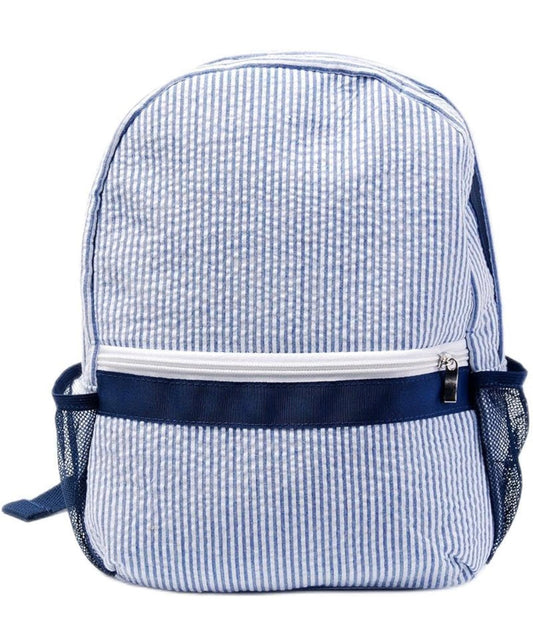 Navy toddler backpack- embroidered with name or monogram