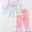 Blue striped heart girls pant set